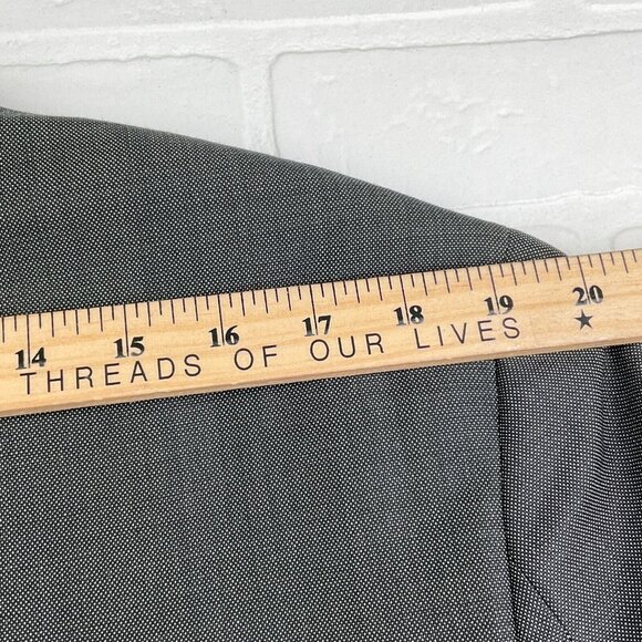 Jos A Bank Blazer Men 43R Gray Reda 1865 Super 110s Wool Classic Career Jacket - Picture 12 of 14